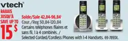 Canadian Tire Selected Corded/Cordless Phones with 1-4 Handsets offer