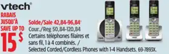 Canadian Tire Selected Corded/Cordless Phones with 1-4 Handsets offer