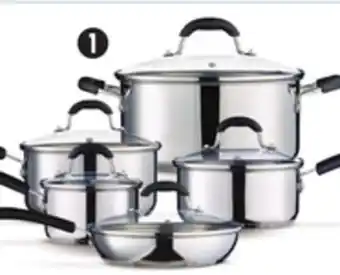 Canadian Tire MASTER Chef 10-Pc Stainless-Steel Cookset offer