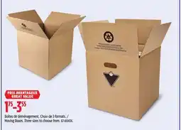 Canadian Tire Moving Boxes offer