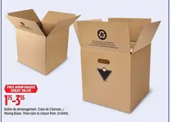 Canadian Tire Moving Boxes offer