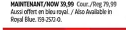 Canadian Tire Also Available in Royal Blue offer