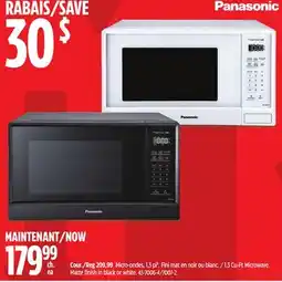 Canadian Tire Panasonic 1.3 Cu-Ft Microwave offer