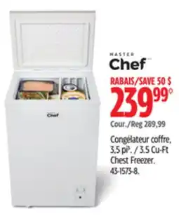 Canadian Tire 5 Cu-Ft Chest Freezer offer