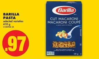 No Frills Barilla pasta offer