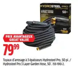 Canadian Tire Hydrosteel Pro 3 Layer Garden Hose, 50´ offer