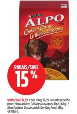 Canadian Tire Alpo Cookout Classics Adult Dry Dog Food offer