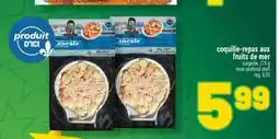 Marché Richelieu COQUILLE-REPAS AUX FRUITS DE MER | MEAL SEAFOOD SHELL offer