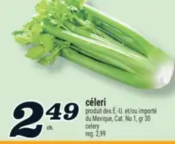 Marché Richelieu CÉLERI | CELERY offer