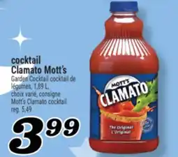 Marché Richelieu COCKTAIL CLAMATO MOTT'S | MOTT'S CLAMATO COCKTAIL offer
