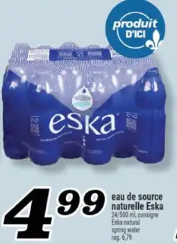 Marché Richelieu EAU DE SOURCE NATURELLE ESKA | ESKA NATURAL SPRING WATER offer