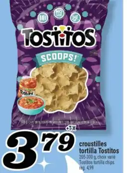Marché Richelieu CROUSTILLES TORTILLA TOSTITOS | TOSTITOS TORTILLA CHIPS offer