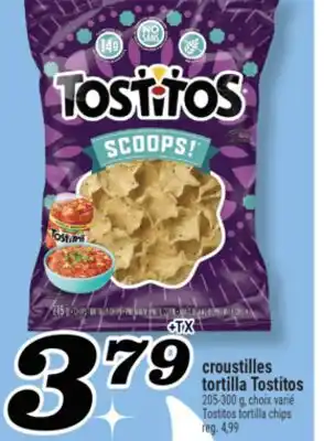 Marché Richelieu CROUSTILLES TORTILLA TOSTITOS | TOSTITOS TORTILLA CHIPS offer