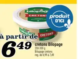 Marché Richelieu CRETONS BILOPAGE | BILOPAGE CRETONS offer