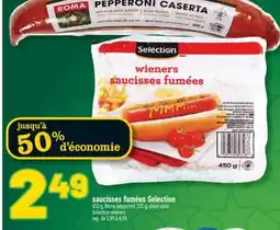Marché Richelieu SAUCISSES FUMÉES SELECTION | SELECTION WIENERS offer