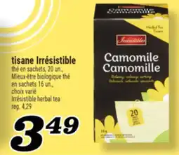 Marché Richelieu TISANE IRRÉSISTIBLE | IRRÉSISTIBLE HERBAL TEA offer
