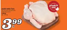 Marché Richelieu POULET ENTIER FRAIS | FRESH WHOLE CHICKEN offer