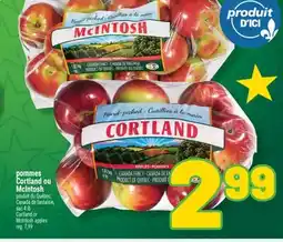 Marché Richelieu POMMES CORTLAND OU MCINTOSH | CORTLAND OR MCINTOSH APPLES offer