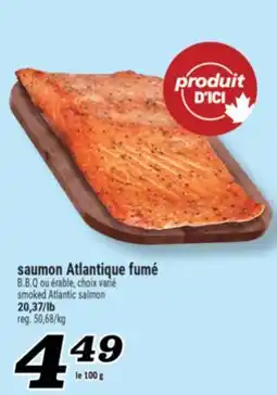 Marché Richelieu SAUMON ATLANTIQUE FUMÉ | SMOKED ATLANTIC SALMON offer
