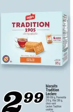 Marché Richelieu BISCUITS TRADITION LECLERC | LECLERC TRADITION COOKIES offer