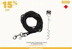 Chico ZOO & CO ROPES AND STAKES FOR DOGS offer