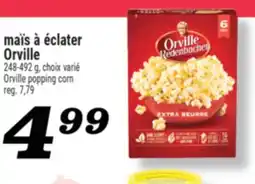 Marché Richelieu MAÏS À ÉCLATER ORVILLE | ORVILLE POPPING CORN offer