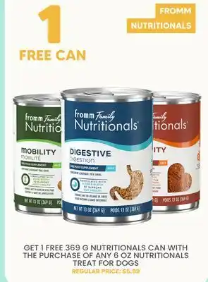 Chico FROMM NUTRITIONALS TREAT FOR DOGS offer