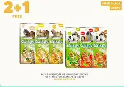 Chico VERSELE-LAGA CRISPY HERBIVORE OR OMNIVORE STICKS offer