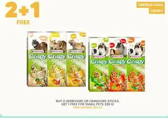 Chico VERSELE-LAGA CRISPY HERBIVORE OR OMNIVORE STICKS offer