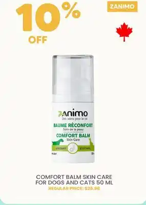 Chico Zanimo COMFORT BALM SKIN CARE FOR DOGS AND CATS 50 ML offer