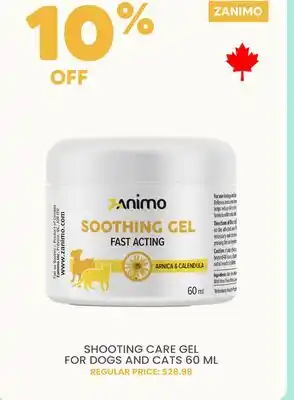 Chico ZANIMO SHOOTING CARE GEL FOR DOGS AND CATS offer