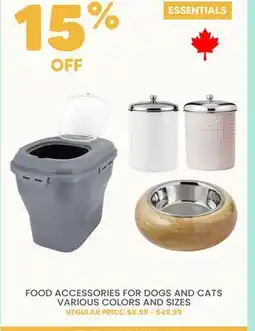 Chico ESSENTIALS FOOD ACCESSORIES FOR DOGS AND CATS offer
