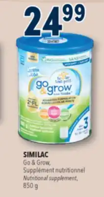 Familiprix SIMILAC Go & Grow Nutritional supplement offer