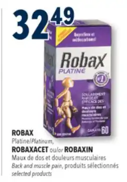 Familiprix Robax Platinum back & muscle pain ibuprofen and methocarbamol caplets 60un offer