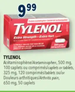 Familiprix TYLENOL Acetaminophen, 500 mg, 100 caplets offer