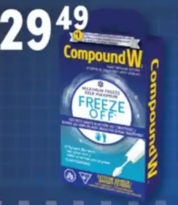 Familiprix COMPOUND W Wart removal system, 12 applications offer