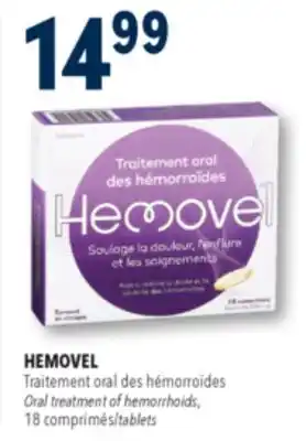 Familiprix HEMOVEL, Oral treatment of hemorrhoids, tablets offer