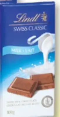 Familiprix LINDT Classic Chocolate, 100 g offer