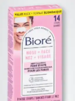 Familiprix Bioré Nose + Face deep cleansing pore strips for all skin types 14un offer