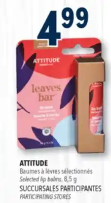 Familiprix ATTITUDE, Selected lip balms, 8,5 g offer