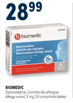 Familiprix BIOMEDIC Desloratadine, Allergy control, 5 mg, 50 tablets offer