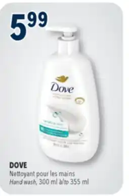 Familiprix DOVE, Hand wash, 300 ml to 355 ml offer