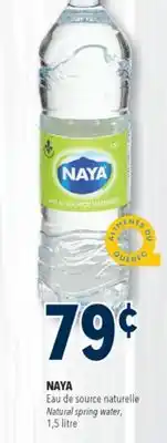 Familiprix NAYA Natural spring water 1.5 litre offer