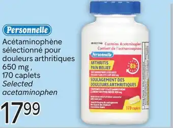 Brunet PERSONNELLE Acétaminophène sélectionné pour douleurs arthritiques 650 mg offer