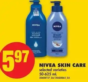 No Frills Nivea skin care offer