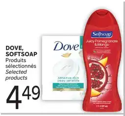 Brunet DOVE, SOFTSOAP Produits sélectionnés offer