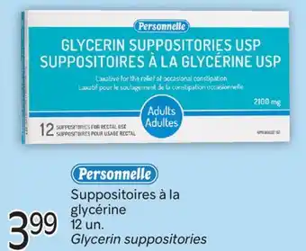 Brunet Personnelle Suppositoires à la glycérine offer