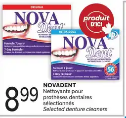 Brunet NOVADENT Nettoyants pour prothèses dentaires sélectionnés offer