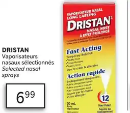 Brunet DRISTAN Vaporisateurs nasaux sélectionnés offer