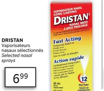Brunet DRISTAN Vaporisateurs nasaux sélectionnés offer